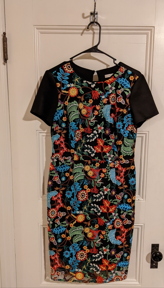 Colorful cocktail dress